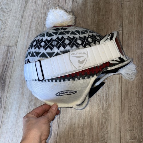 Alpina skihelm mit skibrille - alpina,