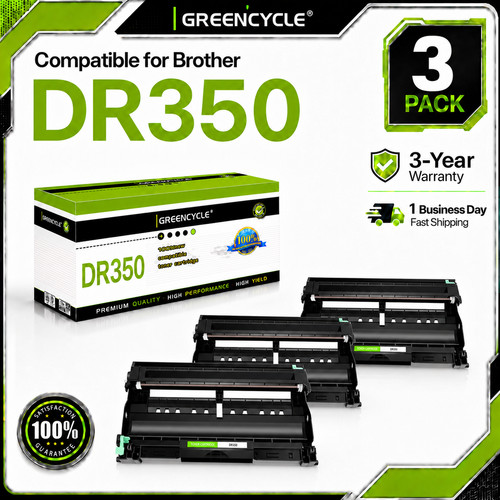 3pk dr350 drum unit compatible - drum,