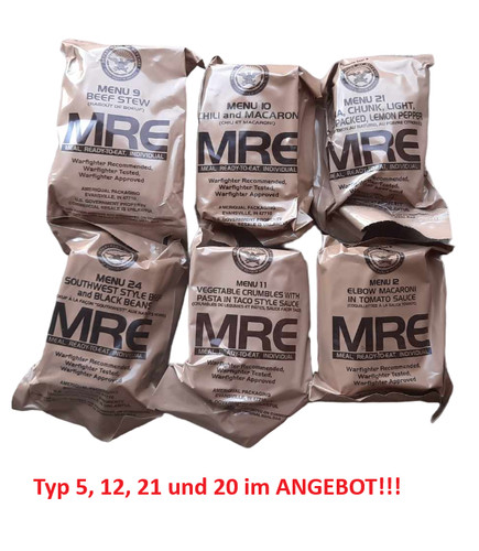 Mre army alle menüs nummer - us,