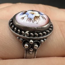 Russisch Silber Ring Emaille