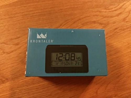Orig krontaler lcd funkwecker - krontaler,