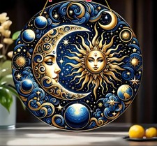 *NEU* Deko Holz Scheibe Sonne