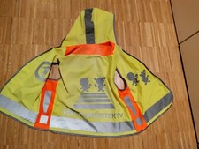 4x Warnweste Kinder Gelb