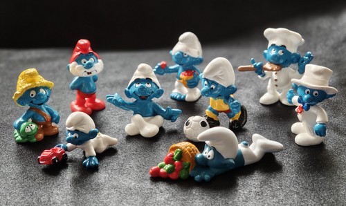 Schleich peyo schlümpfe - 9x,