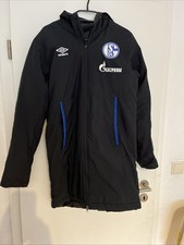 Umbro / S04 FC Schalke 04 Stadion-Jacke  / Winterjacke  Gr. S Matchworn