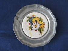 kleine Zinn Wandteller Etain