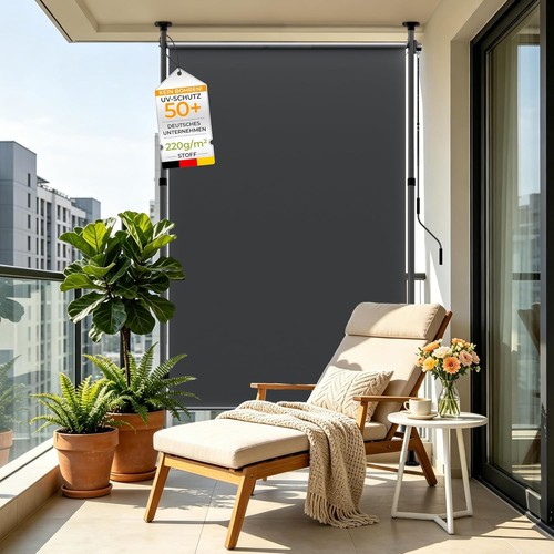 Senkrechtmarkise balkon ohne - balkon,