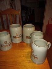 Bitburger Bierkrüge, 2x 0,5 L
