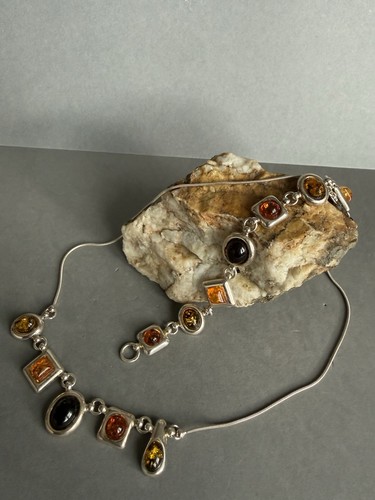 Bernstein echtschmuck set 925 - set,