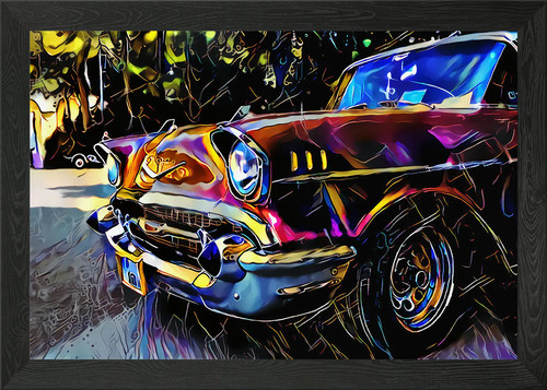 Car drean gerahmtes - car, of