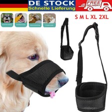 DE Hundemaulkorb Maulkorb Maulschlaufe Beißkorb Verstellbar Für Kleine Groß Hund