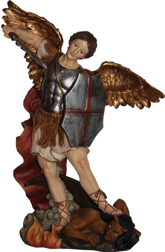 Heiligenfigur heiliger michael - heiliger,