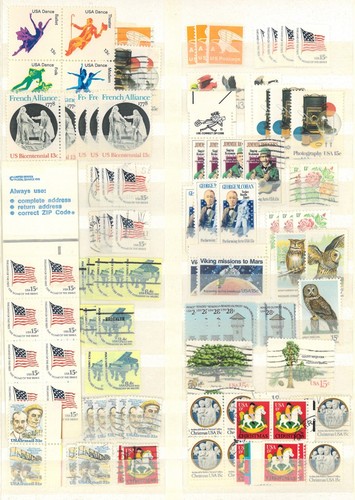 Briefmarken usa 1976 bis 1991 - usa,,
