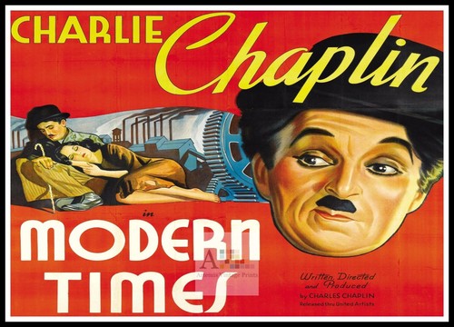 Modern times7 filmplakat a2 - filmplakat,