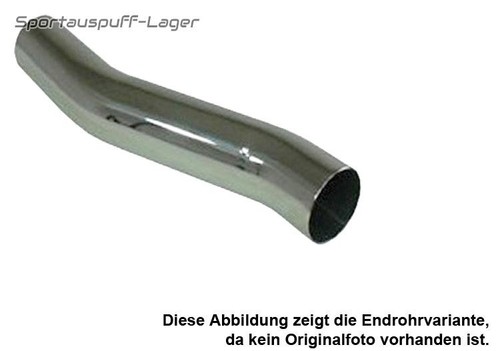 Fox edelstahl auspuffendrohr - fox,