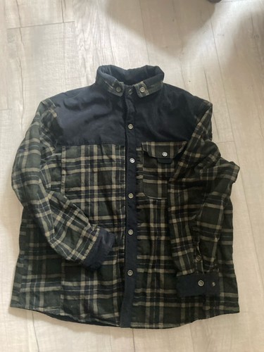 Herren jacke cord karo schwarz - jacke,