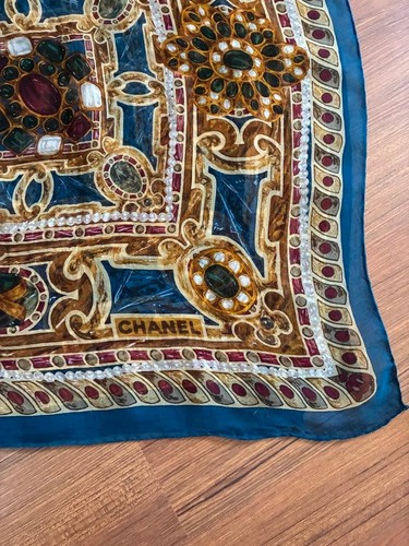 Chanel großer seidentuch - großer,