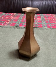 Antike Messingvase, 18 cm × 7