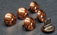 6 x Knopf Uniformknopf Taillenknopf Rockknopf 1915-1918 Tombak blank 20 mm