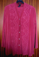 SALE: Schönes 3er Set von Citiknits, dünne leichte Slinky , L, rot-pink?, NEU