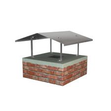 Edelstahl Schornsteinabdeckung Kaminhaube Kaminabdeckung Regenhaube 2 Wahl