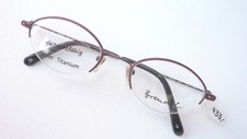Brendel Brille Halbrand nickelfreie Titanfassung nur Oberrand Frauen oval Gr. S