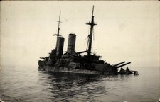 Foto Ak Russisches Kriegsschiff, Slawa, Kaiserliche Marine - 11074088