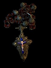 Rosenkranz, Emailliert, Sammeln, Glaube , Religion, Alt