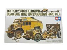 Tamiya 35044 Brit. 25 Pdr. Field Gun + Quad Gun Tractor von 1:35 Inhalt neu
