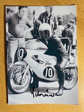 Hans Joachim Schnürer Autogramm handsigniert Motorrad Rennfahrer DDR 125 250 MZ