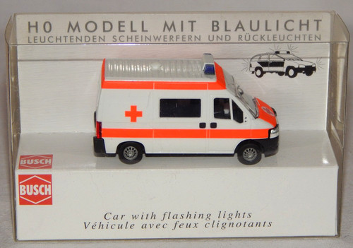 Busch modell mit blaulicht - modell,