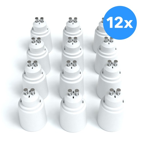 12x lampensockel adapter - lampensockel, gu10