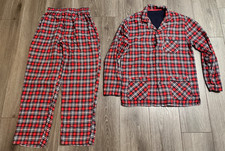 Herren flanell pyjama - herren, flanell-pyjama