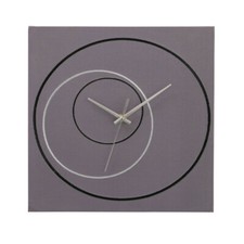 Wanduhr Uhr Modern Grau