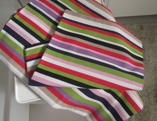 Ikea Dvala Bettwäsche 140x200 Bettbezug Kopfkissen 80x80 gestreift rot grün blau