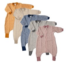 Lilano Baby Schlafsack mit Fuß, Merino Schurwolle Frottee-Plüsch kbT