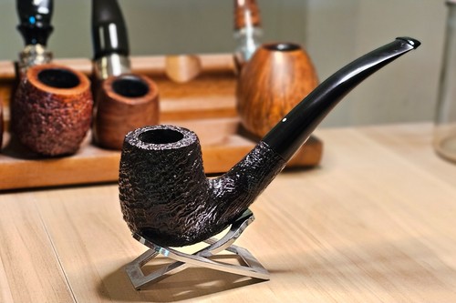 Dunhill white spot shell briar - dunhill,