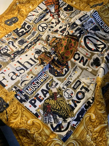 Moschino seidentuch 100 - moschino, 100%