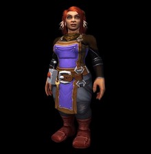 World warcraft violet apron - of,