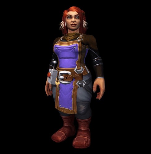 World warcraft violet apron - of,