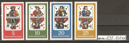 Ddr 1298 1301 deutsche - ddr, mi-nr.: