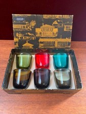 Kaj Franck Becher - Schnapsgläser ca. 1960 Original Nuutajärvi Box - Mid Century