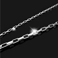 XXL Halskette Klassischer Boxketten Style Edelstahl Damen Herren Modeschmuck