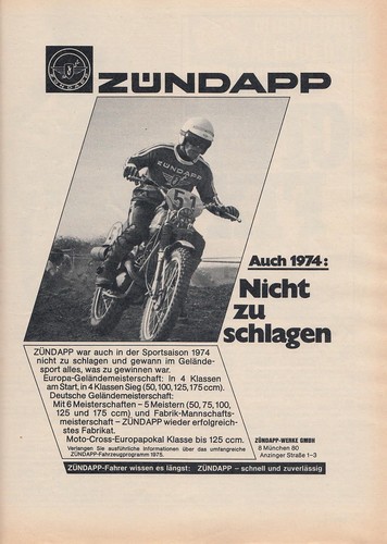 Zündapp reklame - zündapp,