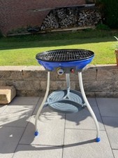 CADAC Carri Chef Gasgrill, 50 mbar, gebraucht, blau/silbern/grau