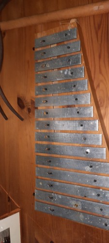 Xylophon aus metall mit - xylophon,