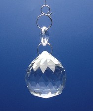 3 Stück  Kristall-Kugel mit 1