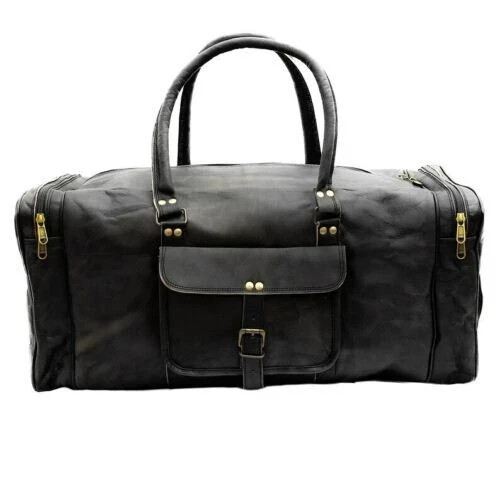 Leder weekender tasche - leder,