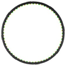 MAXXIVA Hula Hoop Reifen Schwarz Ø 98 cm Erwachsene Fitness 64 Magnete Sport