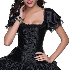 Sexy corsage schwarz vollbrust - schwarz,